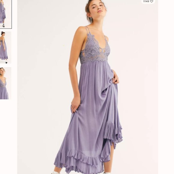 Free People Dresses & Skirts - NEW Free People Adella Maxi Slip Dress Size M